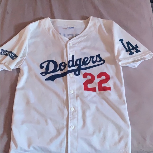 la dodgers button up jersey